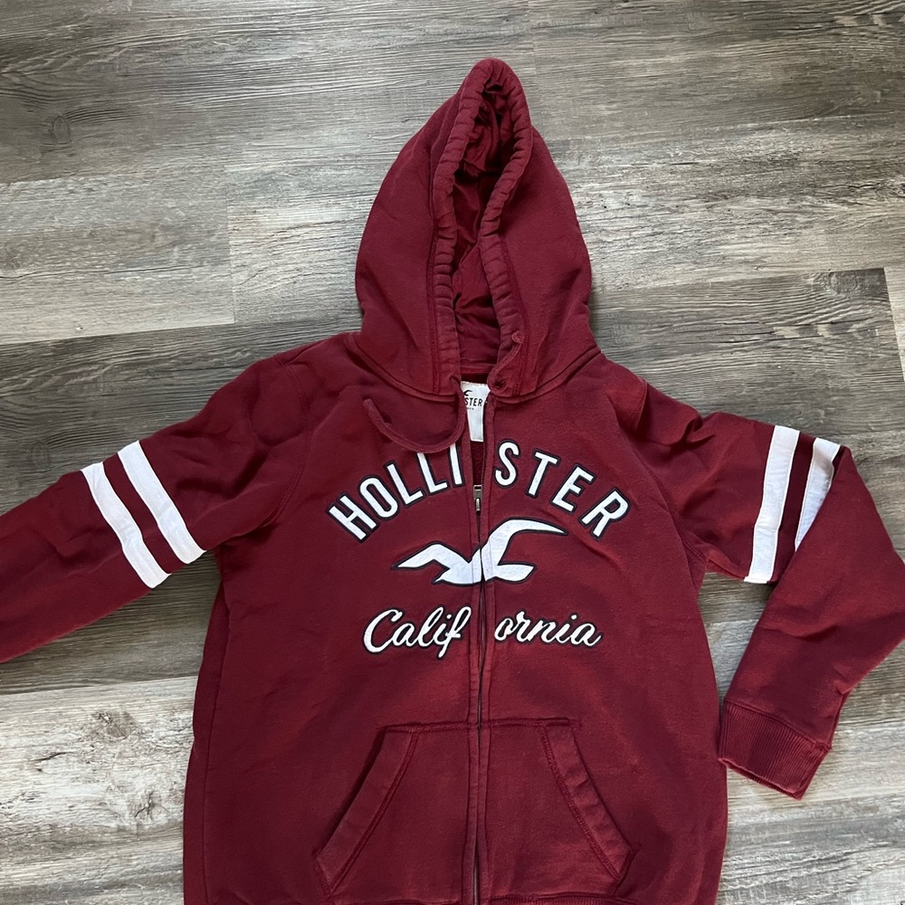Hollister Maroon Hoodie